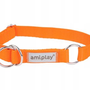 Amiplay Obroża półzaciskowa M 25-40 x 2cm Orange - 1 zdjęcie