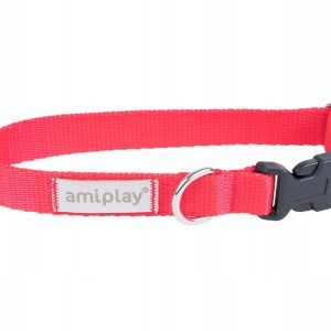 amiplay Obroża regulowana Samba M Czerwona - 1 zdjęcie