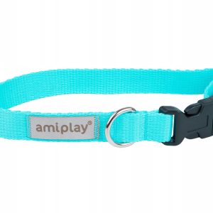 Amiplay obroża regulowana Samba M turkusowa - 1 zdjęcie