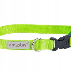 Amiplay obroża regulowana Samba M zielona - 1 zdjęcie