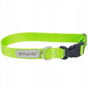 Amiplay obroża regulowana Samba S zielona - 1 zdjęcie