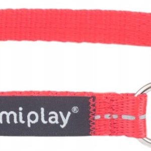 AmiPlay Refl Obroża Odbl Zacisk Czerwona 25-40/1,5 - 1 zdjęcie