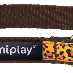 AmiPlay Wink Obroża Ozdobna Brązowa 20-35/1 - 1 zdjęcie