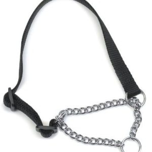 Ancol Heritage Nylon & łańcuszek obroża w kratkę - 1 zdjęcie