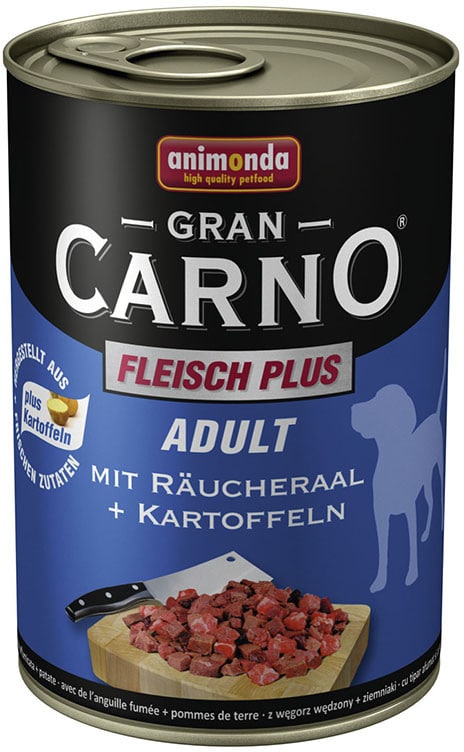 Animonda Grancarno Adult smak wołowina węgorz wędzony i ziemniaki 400g - 1 zdjęcie