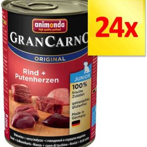 Animonda Grancarno Junior Rind Putenherzen Wołowina + Serca Indyka 400G - 1 zdjęcie