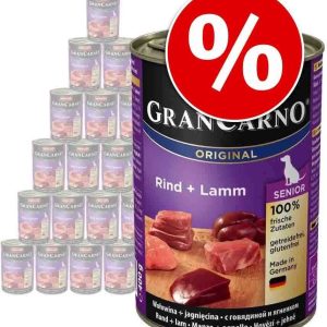 Animonda  GranCarno SENIOR wołowina + serca indycze 400g - 1 zdjęcie