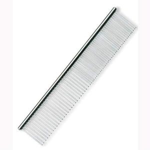 Artero P222 grzebień metalowy z długimi zębami, rozstaw zębów pół na pół, dł. 18 cm - 1 zdjęcie