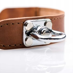 Bardzo Mocna obroża tropowa skóra kark bydlęcy 3cm - 1 zdjęcie
