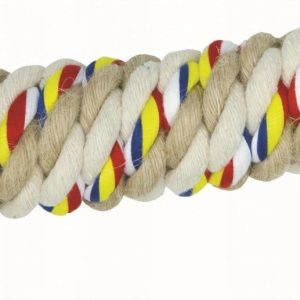 Barry King sznur ze splotem i jutą, 34cm / 75g - 1 zdjęcie