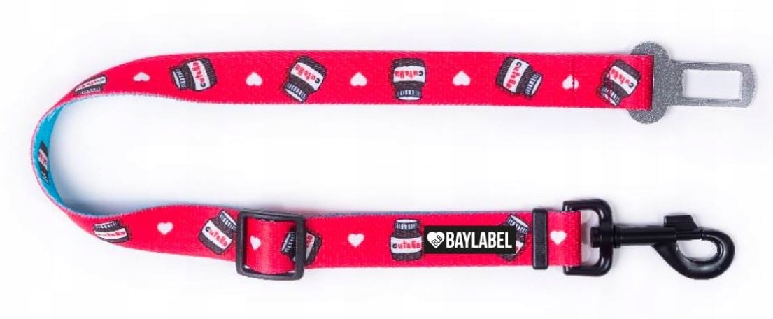 Baylabel - Pas do samochodu - Red Cutella - 2,5 cm - 1 zdjęcie