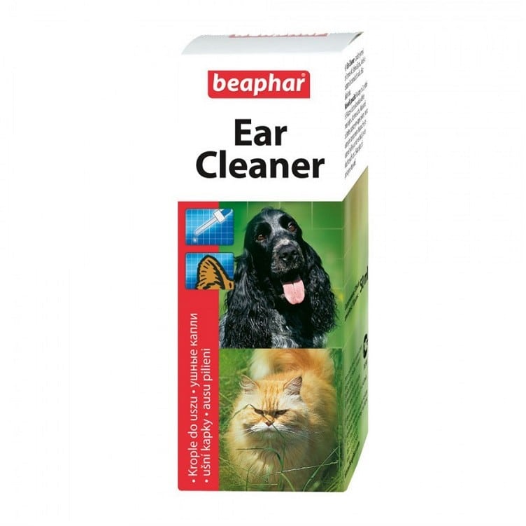 Beaphar Ohrenreiniger krople do pielęgnacji uszu dla psów i kotów 50ml - 1 zdjęcie