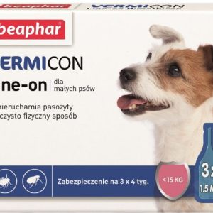 Beaphar Vermicon Line-On krople dla psów do 15kg 3x1.5ml - 1 zdjęcie
