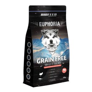 BioFeed BioFeed EUPHORIA ADULT Dog Grain Free Turkey & Salmon 10kg - 1 zdjęcie