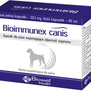 Biowet Bioimmunex canis kapsułki dla psów wspomagające odporność organizmu 40 kaps - 1 zdjęcie