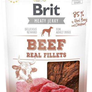 Brit Brit Jerky Snack - Beef Fillets 80g - 1 zdjęcie