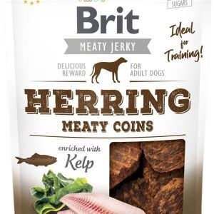 Brit Brit Jerky Snack - Herring Meaty Coins 80g - 1 zdjęcie