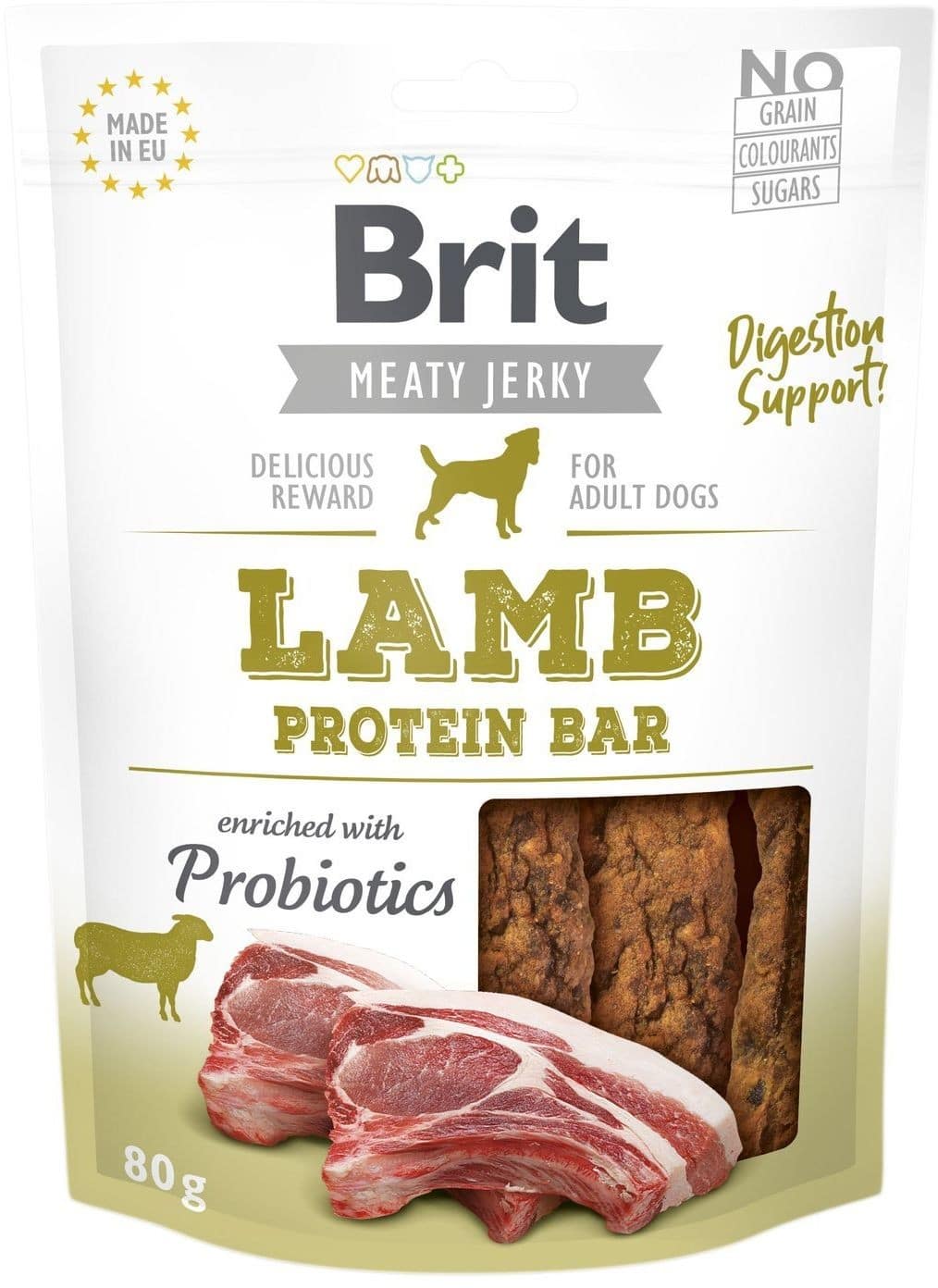 Brit Brit Jerky Snack - Lamb Protein Bar 200g - 1 zdjęcie