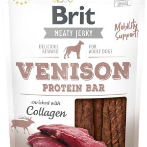 Brit Brit Jerky Snack - Venison Protein Bar 200g - 1 zdjęcie