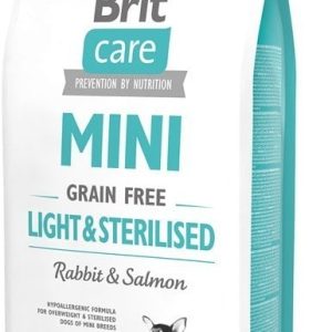 Brit Care Mini Grain Free Light &amp Sterilised Rabbit &amp Salmon 2kg | DARMOWA DOSTAWA OD 99 ZŁ 110-170785 - 1 zdjęcie