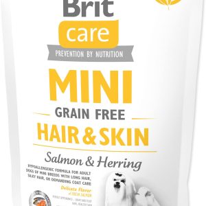 Brit Care Mini Hair&Skin Salmon&Herring 0,4 kg - 1 zdjęcie