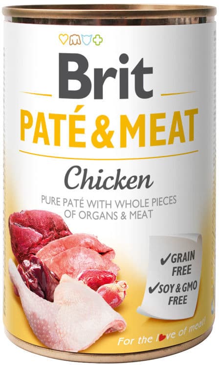 Brit Care Pies Brit Pate&Meat CHICKEN 400g - 1 zdjęcie