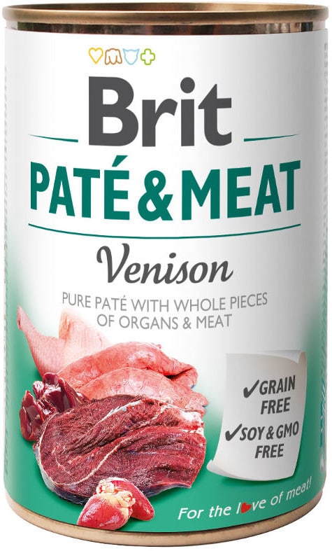 Brit Care Pies Brit Pate&Meat VENISON 400g - 1 zdjęcie