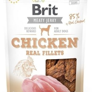BRIT meaty jerky  CHICKEN real fillets - 1 zdjęcie