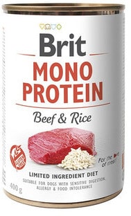 Brit mono protein beef & rice 400g DARMOWA DOSTAWA OD 95 ZŁ! - 1 zdjęcie