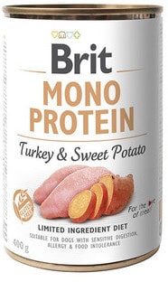 Brit Mono protein turkey & sweet potato 400g DARMOWA DOSTAWA OD 95 ZŁ! - 1 zdjęcie