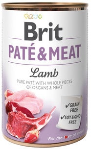 Brit pate & meat lamb 400 g DARMOWA DOSTAWA OD 95 ZŁ! - 1 zdjęcie