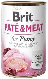 Brit Pate & meat puppy chicken & turkey 400g DARMOWA DOSTAWA OD 95 ZŁ! - 1 zdjęcie