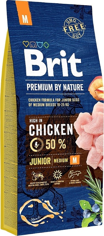 Brit Premium by Nature Junior Medium 15 kg - 1 zdjęcie