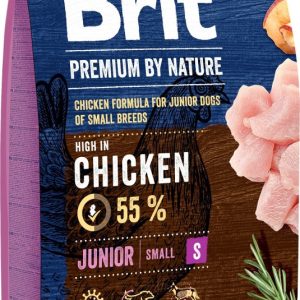 Brit Premium By Nature Junior S 8 kg - 1 zdjęcie