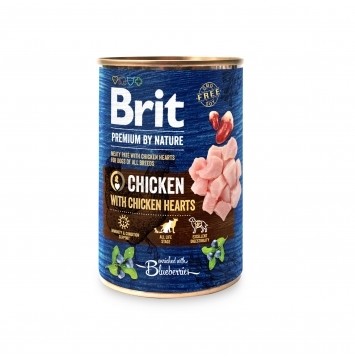 Brit Premium By Nature Puszka Kurczak z Sercami 400g - 1 zdjęcie