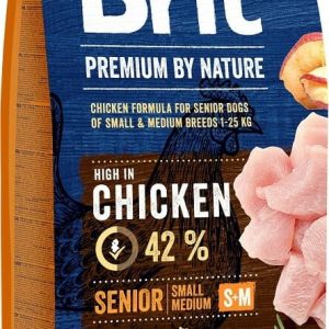 Brit Premium by Nature Senior Small&Medium S+M 15 kg - 1 zdjęcie