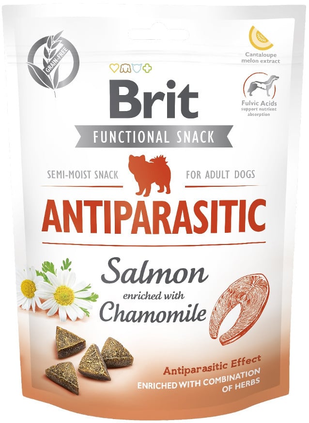Brit Premium Pies Brit Care Przysmak Functional Snack Antiparasitic dla psa op. 150g - 2 zdjęcie