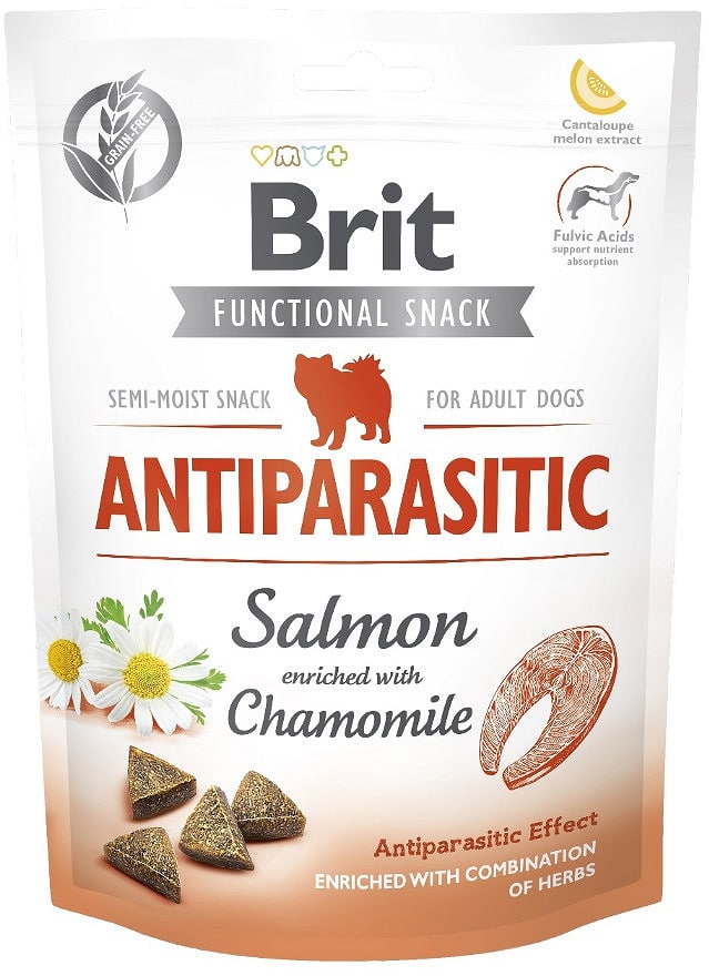 Brit Premium Pies Brit Care Przysmak Functional Snack Antiparasitic dla psa op. 150g - 1 zdjęcie