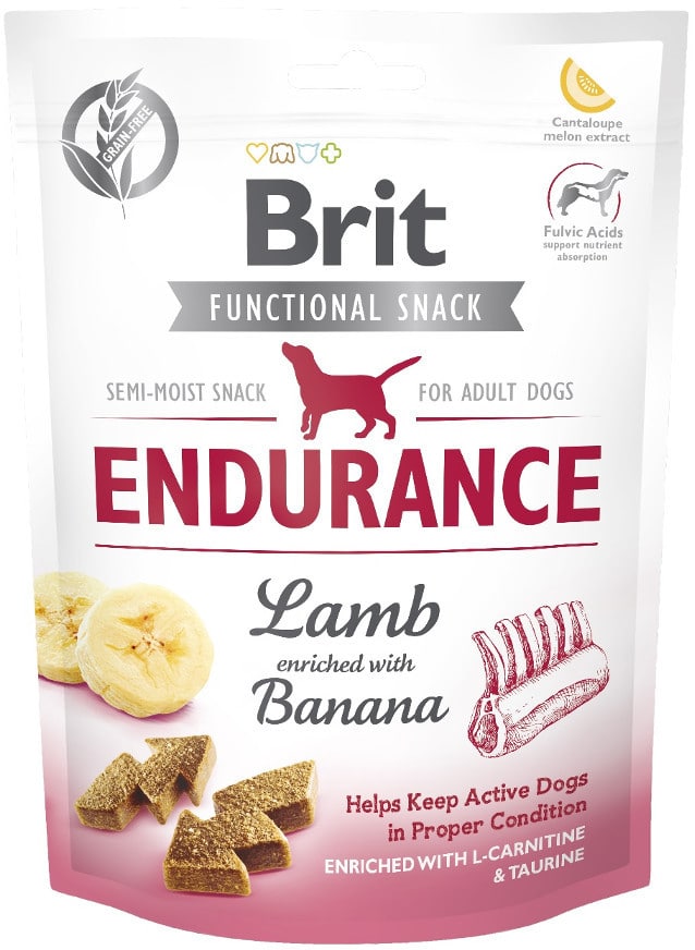 Brit Premium Pies Brit Care Przysmak Functional Snack Endurance dla psa op. 150g - 1 zdjęcie