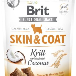 Brit Premium Pies Brit Care Przysmak Functional Snack Skin&Coat dla psa op. 150g - 1 zdjęcie