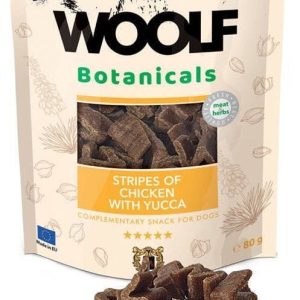Brit Woolf Botanicals Chicken Stripes with Yucca 80g - 1 zdjęcie