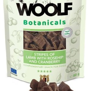 Brit Woolf Botanicals Lamb Stripes with rosehip 80g - 1 zdjęcie