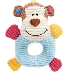 BUBA BUBA Małpka pluszowa LEOKADIA 17 cm zabawka dla szczeniaka - 1 zdjęcie