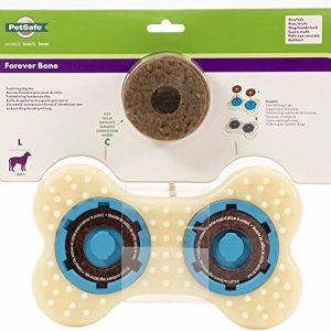 Busy Buddy PetSafe Forever Bone zabawka dla psów do żucia, zabawka na przekąski dla mocnych krzewów, wytrzymała, l - 1 zdjęcie