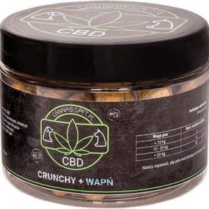 Cannabispet CANNABISPET Ciastka CBD + Wapń dla psa Crunchy 135g cm08 - 1 zdjęcie