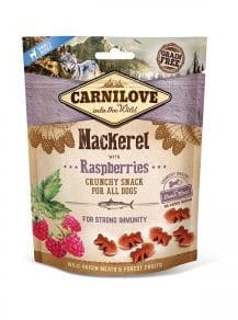 Carnilove Carnilove Crunchy Snack Mackerel With Raspberries With Fresh Meat 200g 8595602528875 - 1 zdjęcie