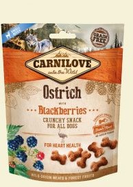 Carnilove Carnilove Crunchy Snack Ostrich & Blackberries With Fresh Meat 200g 8595602527274 - 1 zdjęcie