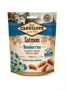Carnilove Carnilove Crunchy Snack Salmon With Blueberries With Fresh Meat 200g 8595602528851 - 1 zdjęcie