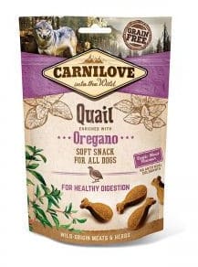 Carnilove Carnilove Semi-Moist Snack Quail & Oregano 200g 8595602527359 - 1 zdjęcie