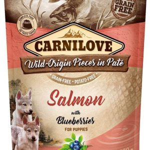 Carnilove Dog Pouch Salmon&Blueberries for Puppies 300g - 1 zdjęcie